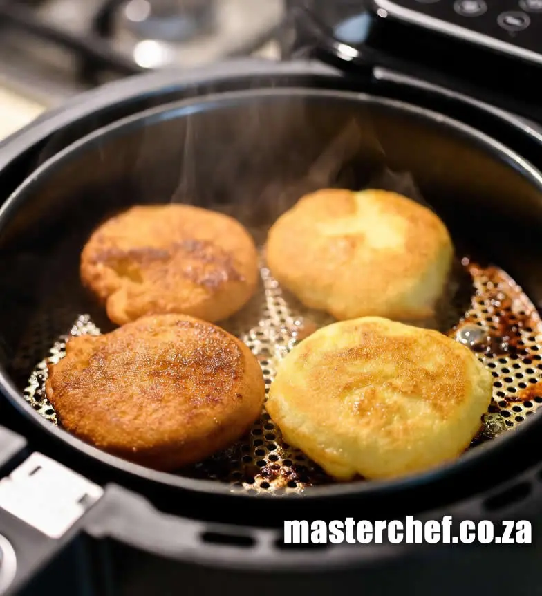 Airfryer Vetkoek Recipe Easy Quick Healthy Low Calorie SA Vetkeok Recisp